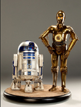 スターウォーズ C-3PO＆R2-D2 プレミアムフォーマット スタチュー