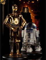 スターウォーズ C-3PO＆R2-D2 プレミアムフォーマット スタチュー(限定クリーン版)